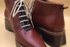 Mes propres chaussures - Brodequine talon caprin (3)